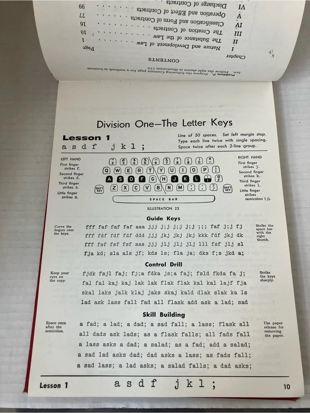Vtg Rowe Hardcover College Typing Instruction Manual 2nd Ed. By C.G.‎ Reigner
